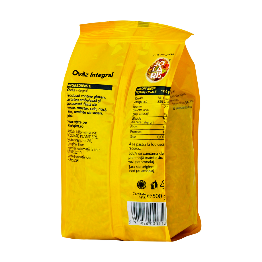 Ovaz integral 500 g