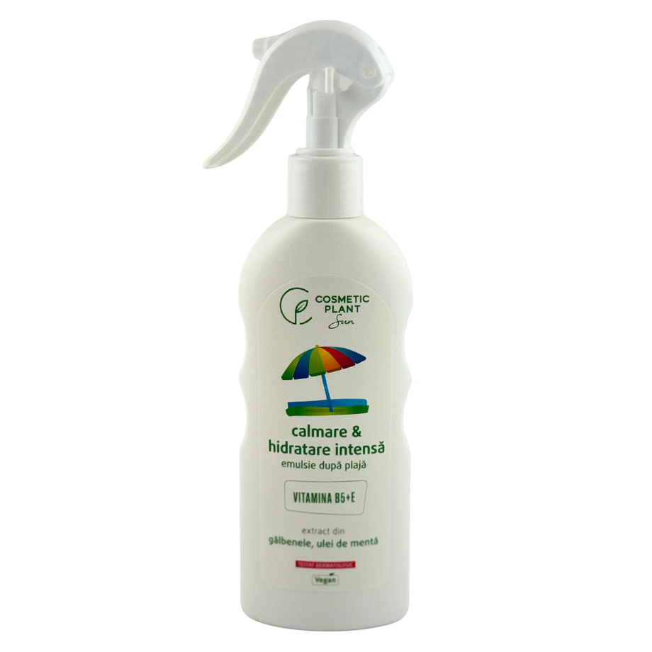 Emulsie calmanta-hidratanta dupa plaja cu ulei de menta si extract de galbenele 200 ml