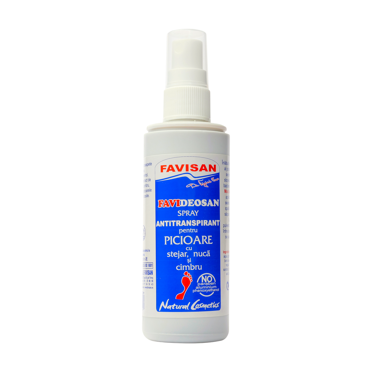 Spray antiperspirant picioare 100 ml Favisan
