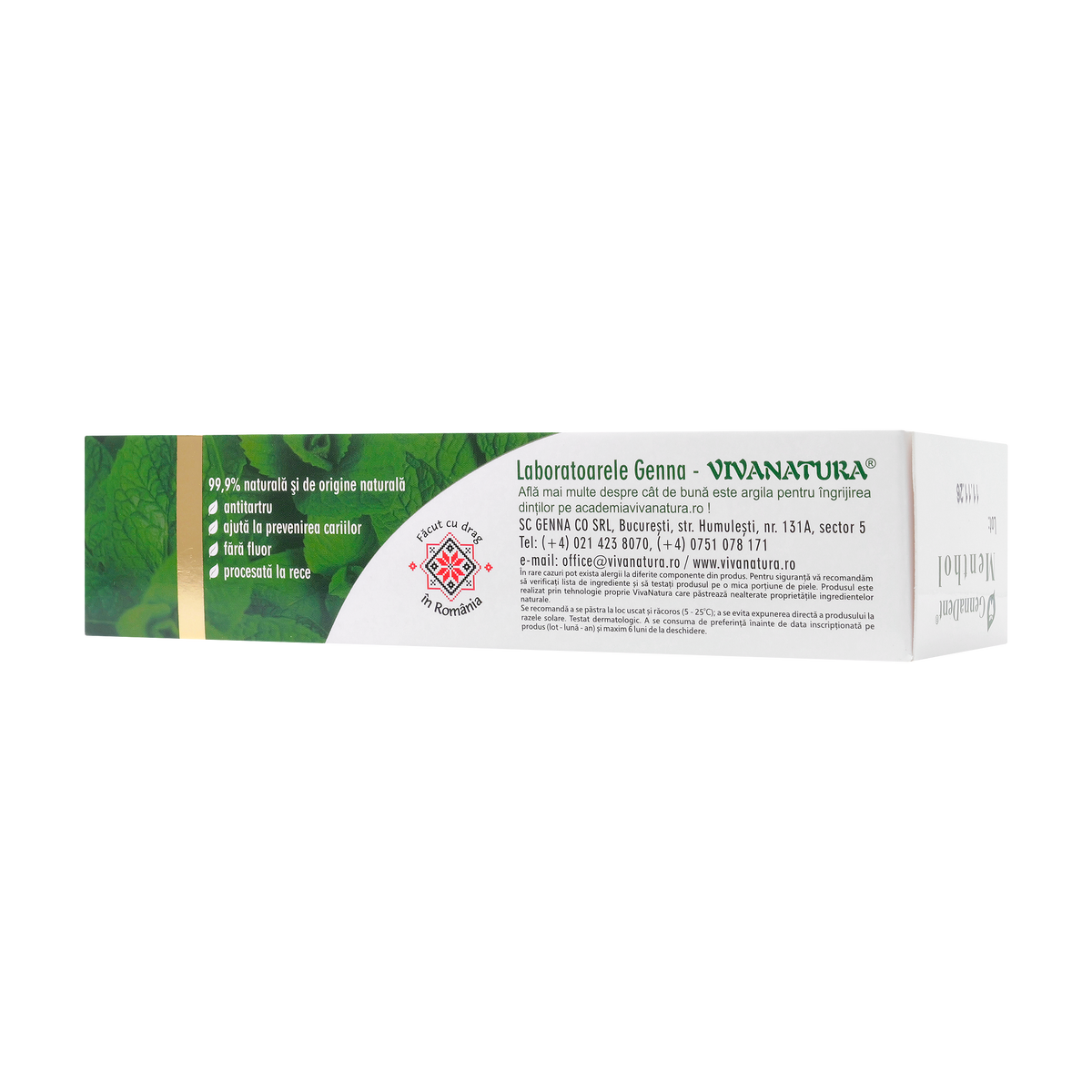 Pasta de dinti Menthol Fresh 50 ml