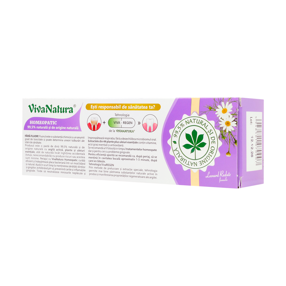 Pasta de dinti Homeopatic 50 ml