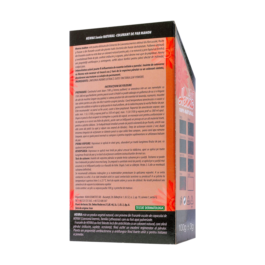 Vopsea par henna mahon 100 g