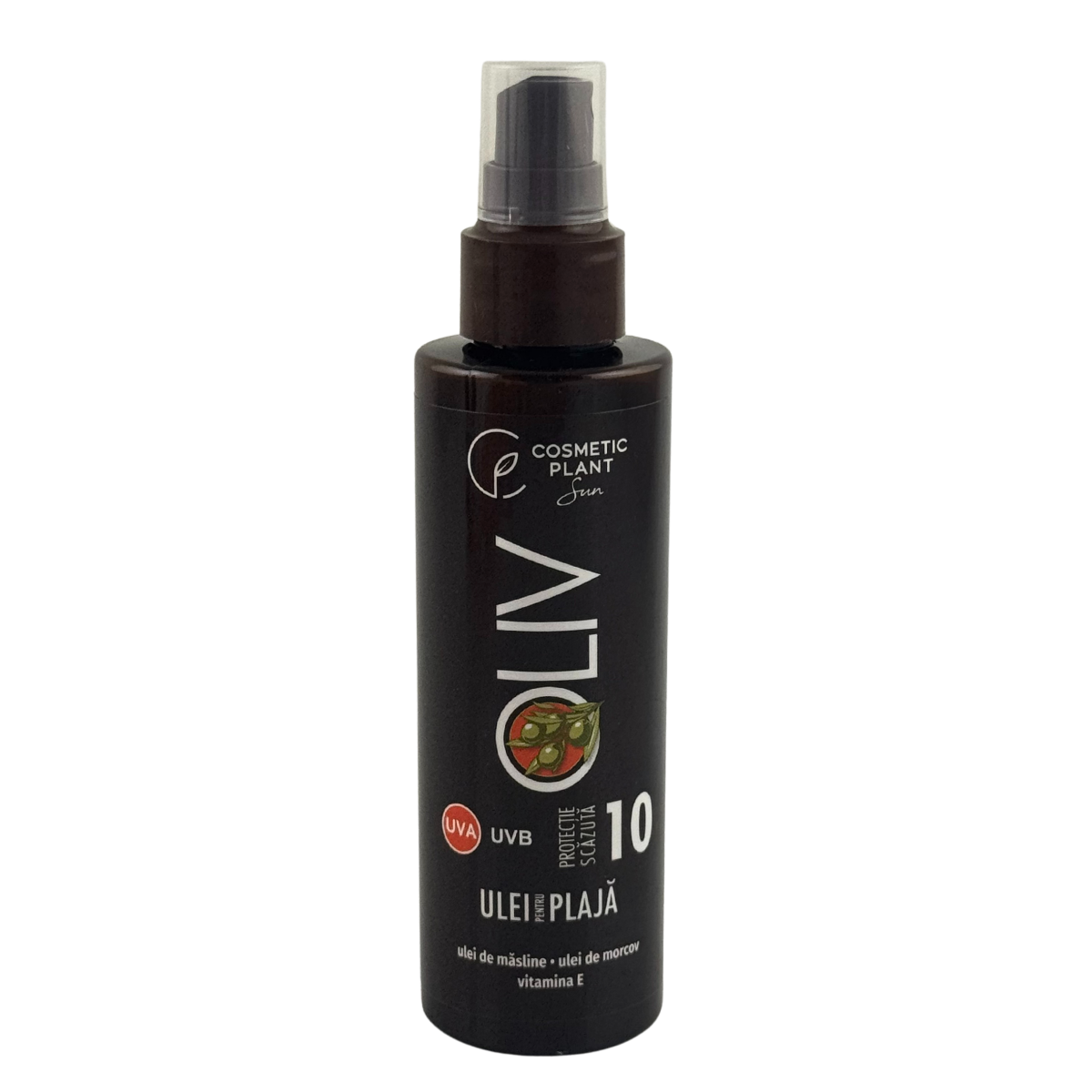 Ulei plaja Olive SPF 10 cu ulei de morcov, ulei de masline si vitamina E 150 ml