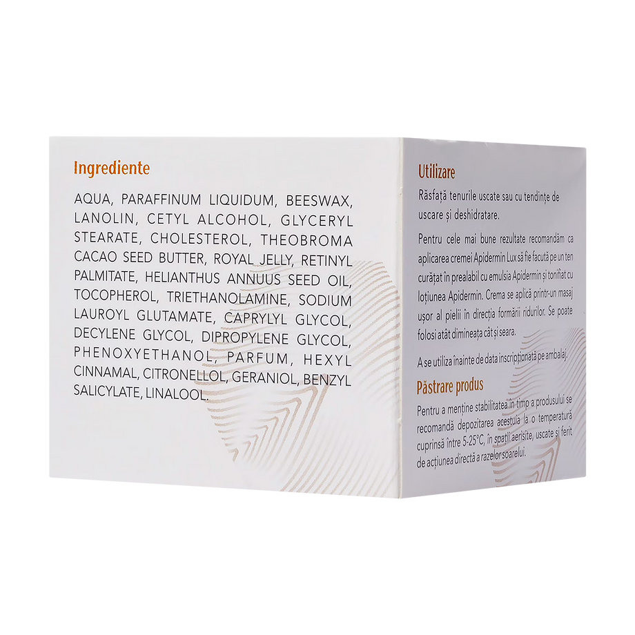 Apidermin Lux crema pentru fata 50 ml