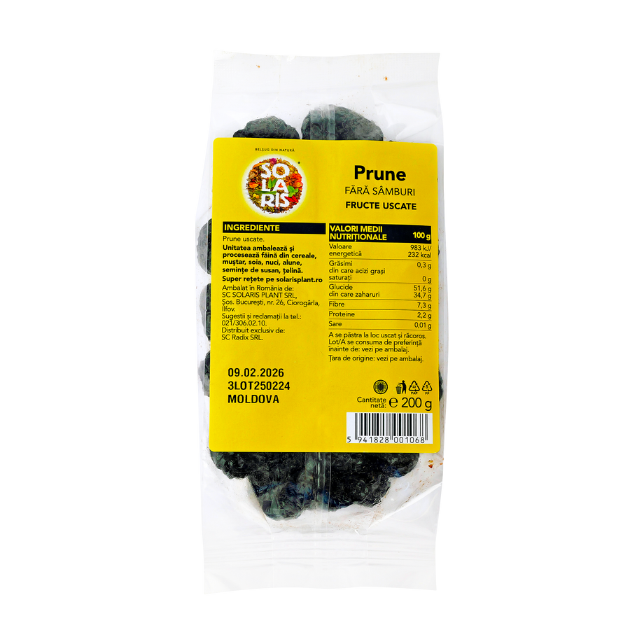 Prune fara samburi 200 g