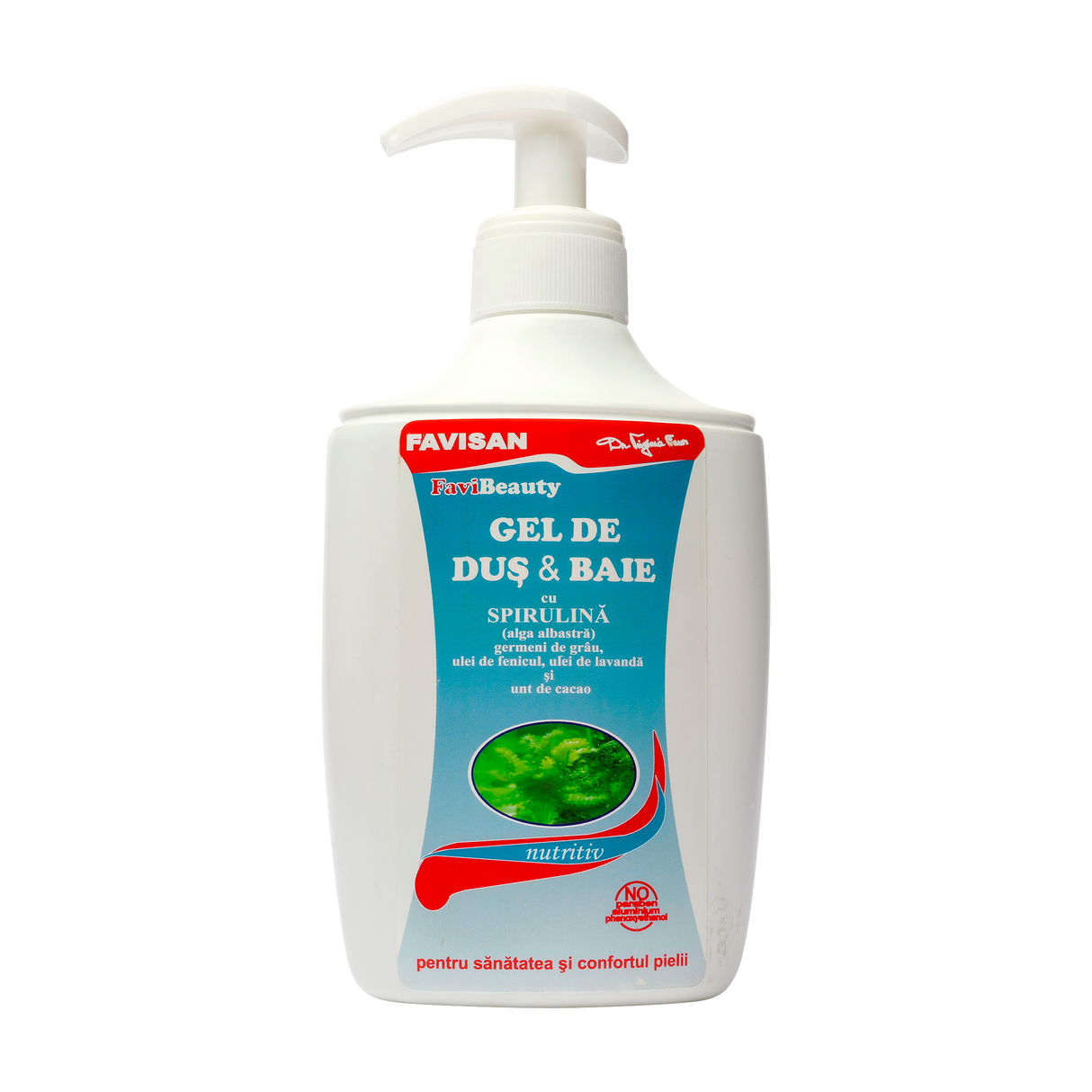 Gel de dus si baie cu spirulina 300 ml