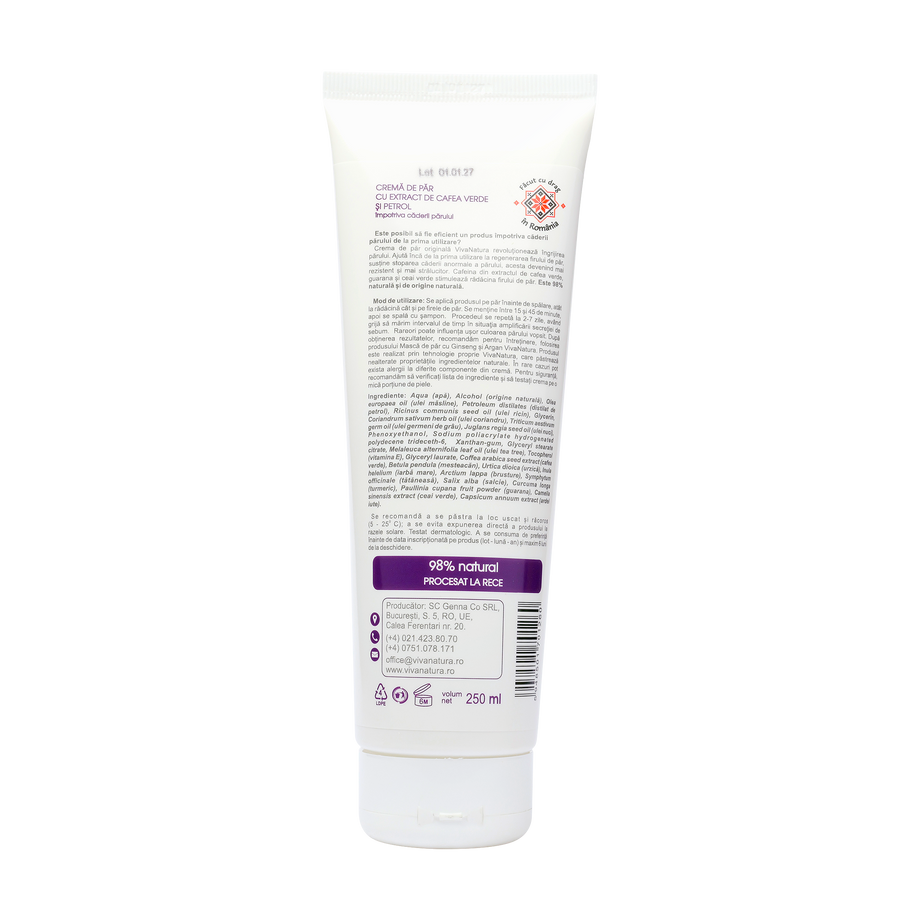 Crema impotriva caderii parului 250 ml