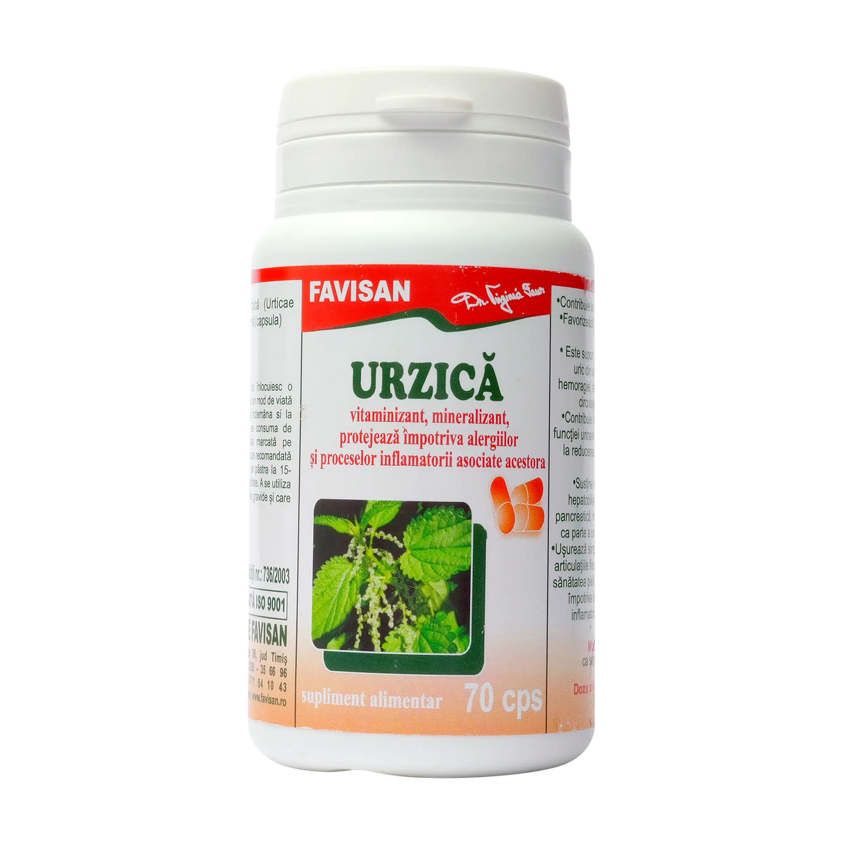 Urzica 70 capsule
