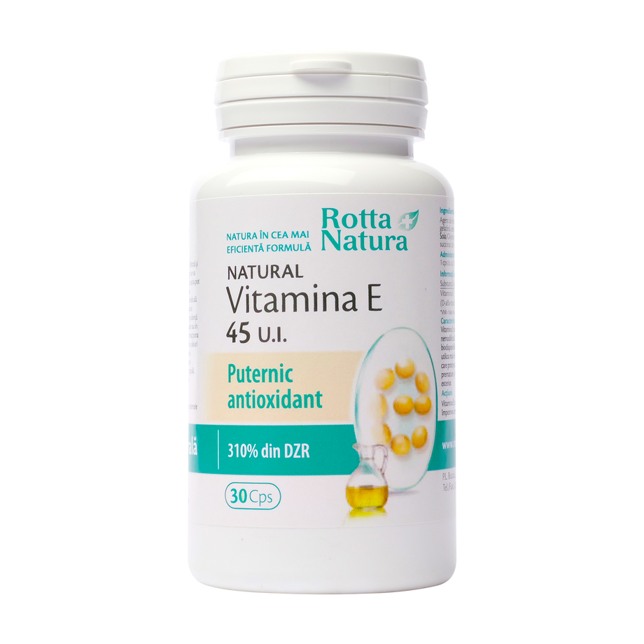 Vitamina E natural 45 ui 30 capsule