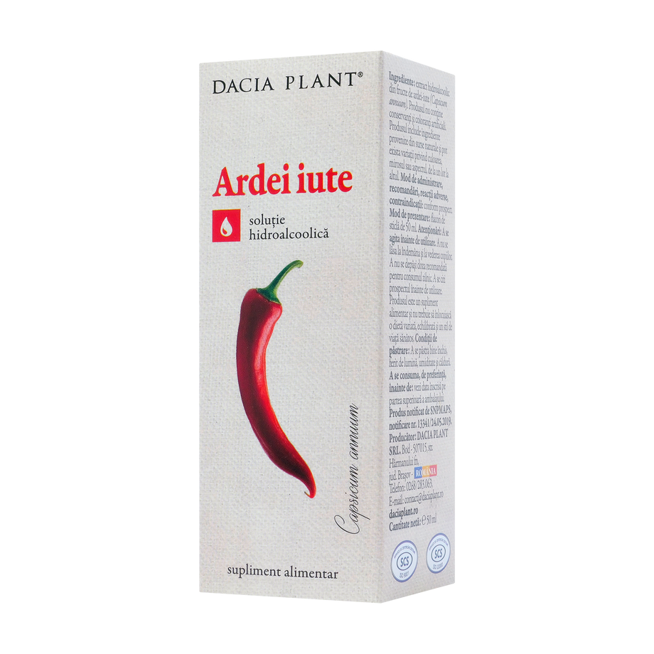Tinctura ardei iute 50 ml