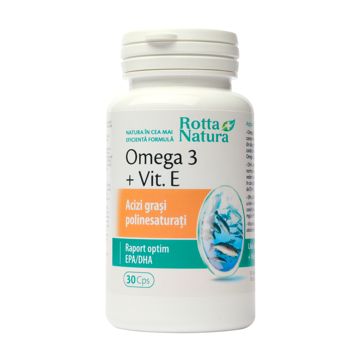 Omega 3 1000mg+vitamina E 30 capsule