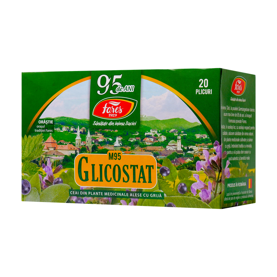 Ceai glicostat diabet 20 plicuri