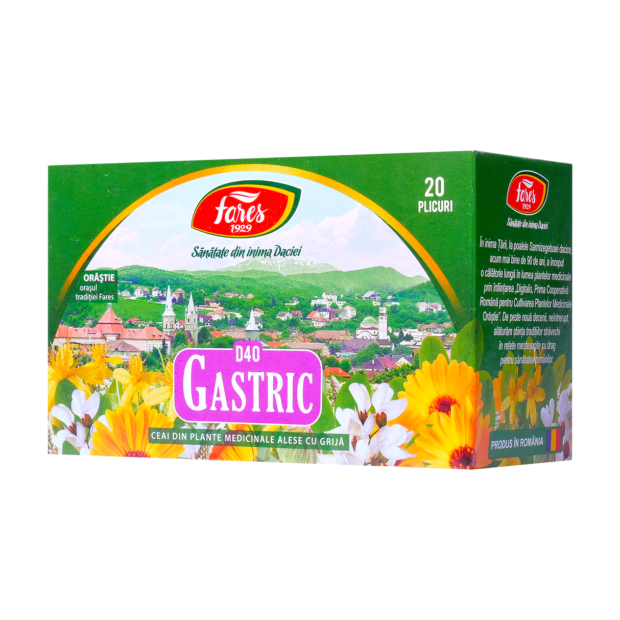 Ceai gastric 20 plicuri Fares