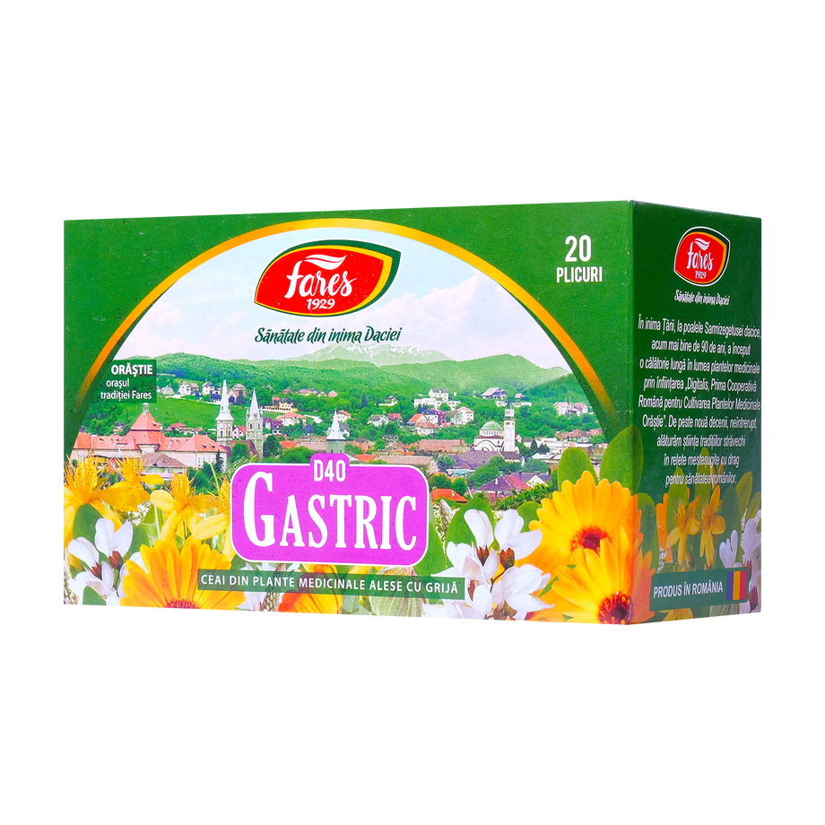Ceai gastric 20 plicuri Fares