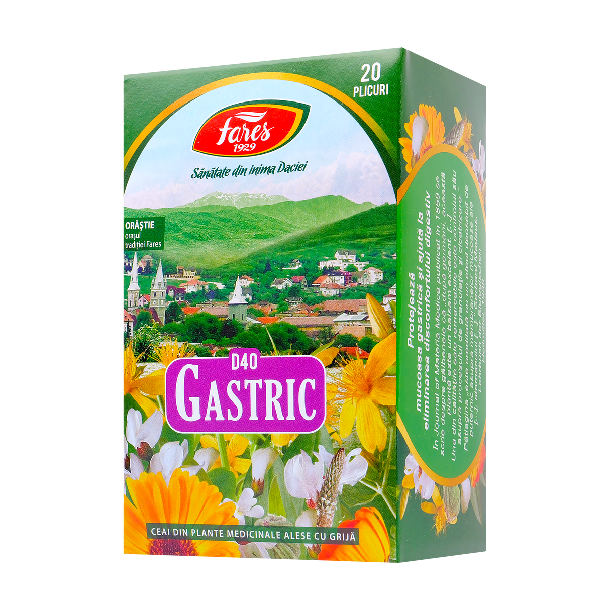 Ceai gastric 20 plicuri Fares