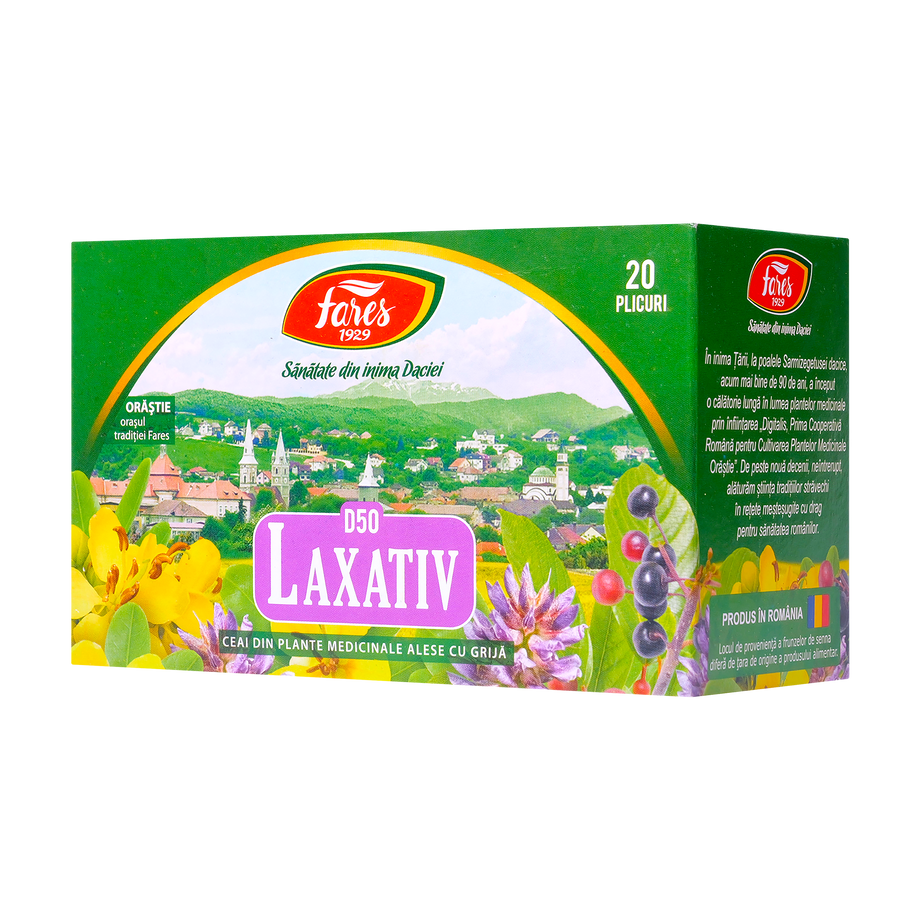 Ceai laxativ 20 plicuri Fares