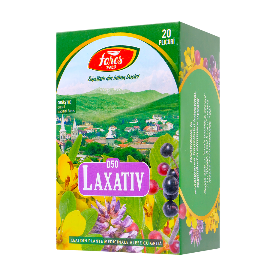 Ceai laxativ 20 plicuri Fares
