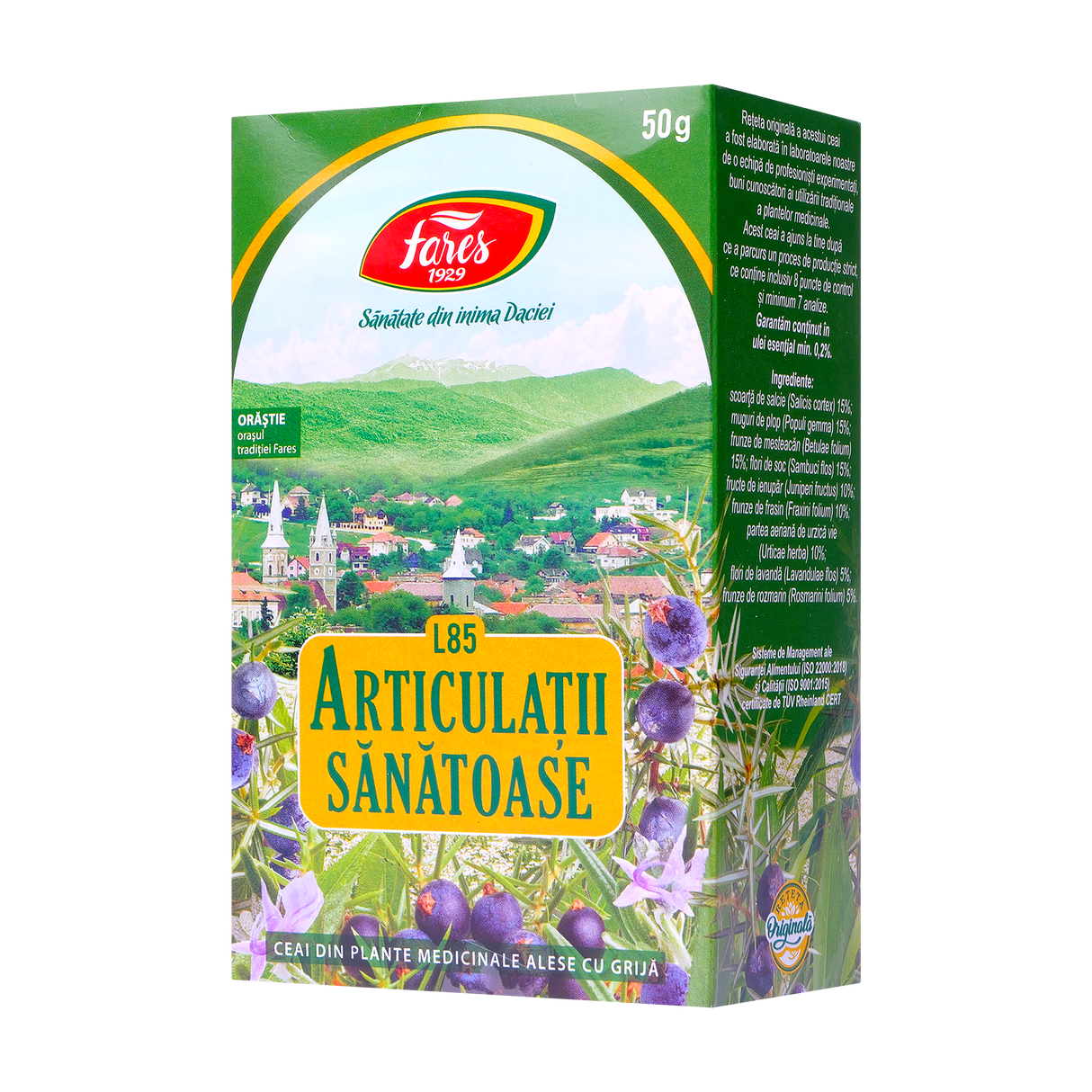 Ceai antireumatic articulatii sanatoase 50 g