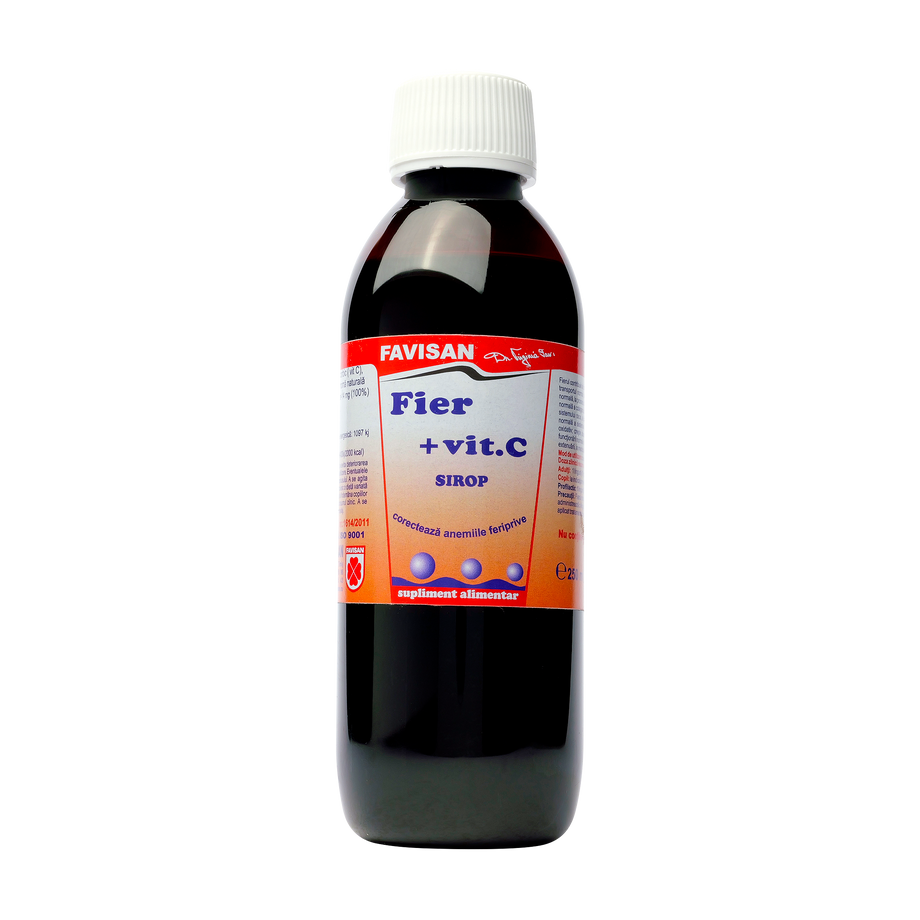 Sirop fier + vitamina C 250 ml