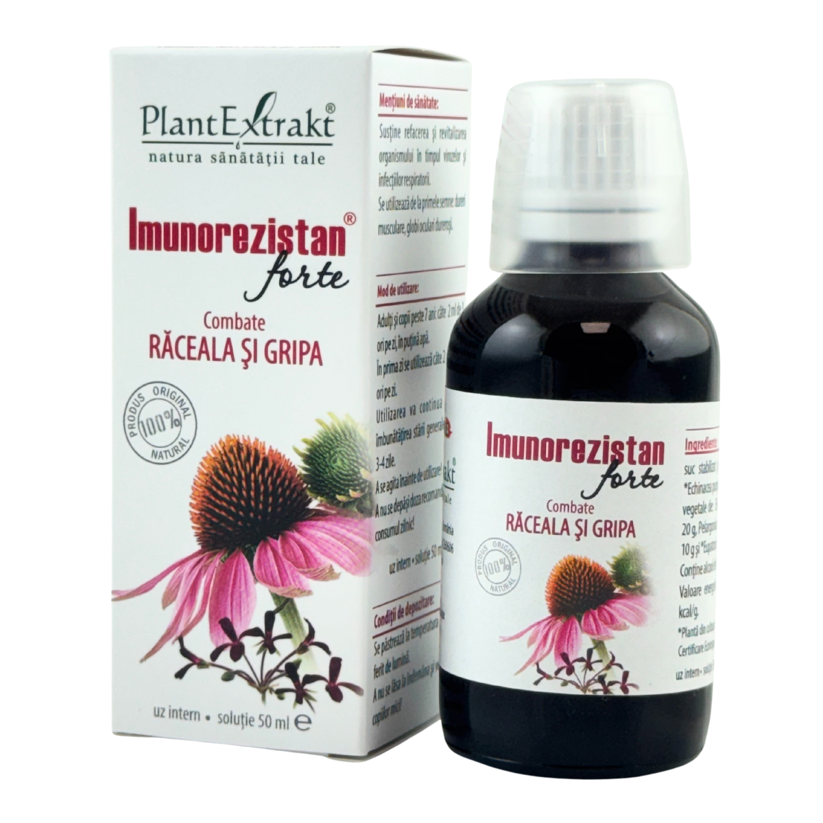 Imunorezistan Forte Raceala si Gripa 50 ml