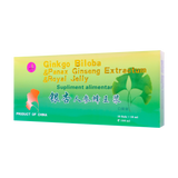 Ginkgo biloba, royal jelly, ginseng 10 fiole