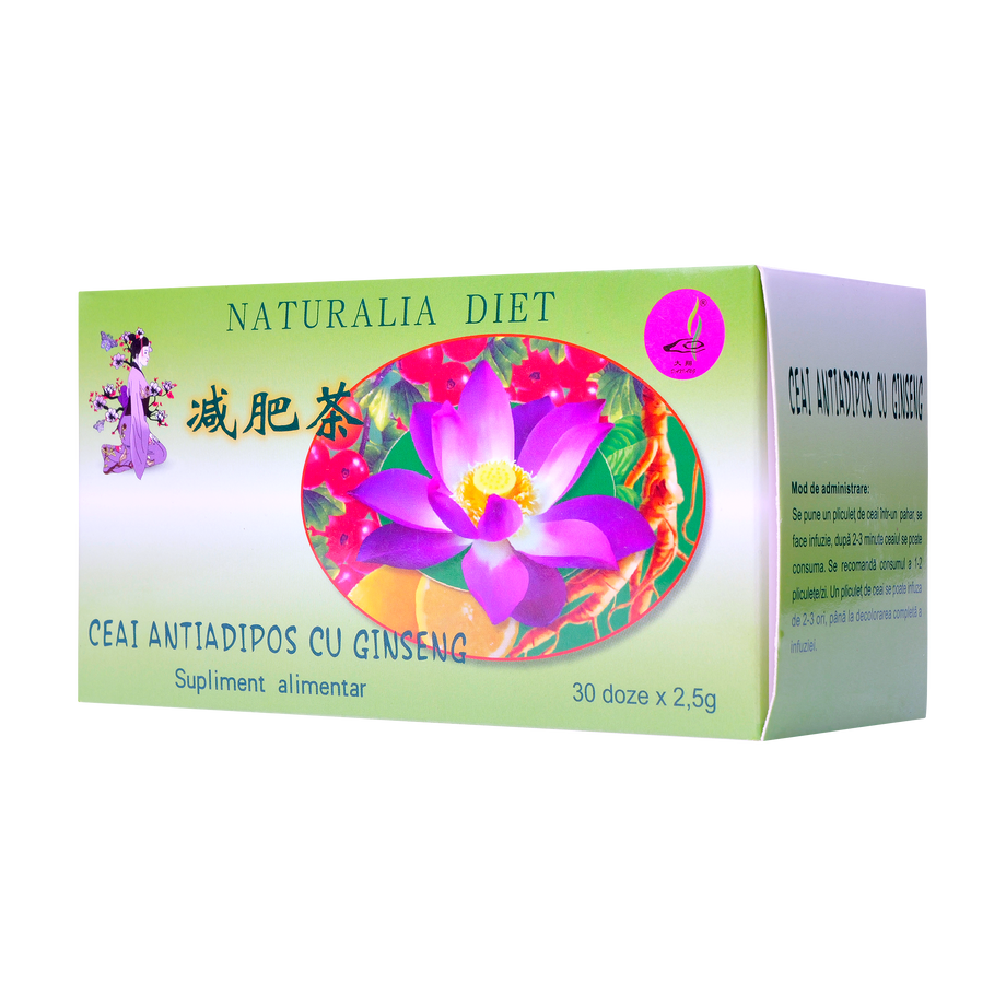 Ceai antiadipos si ginseng 30 plicuri