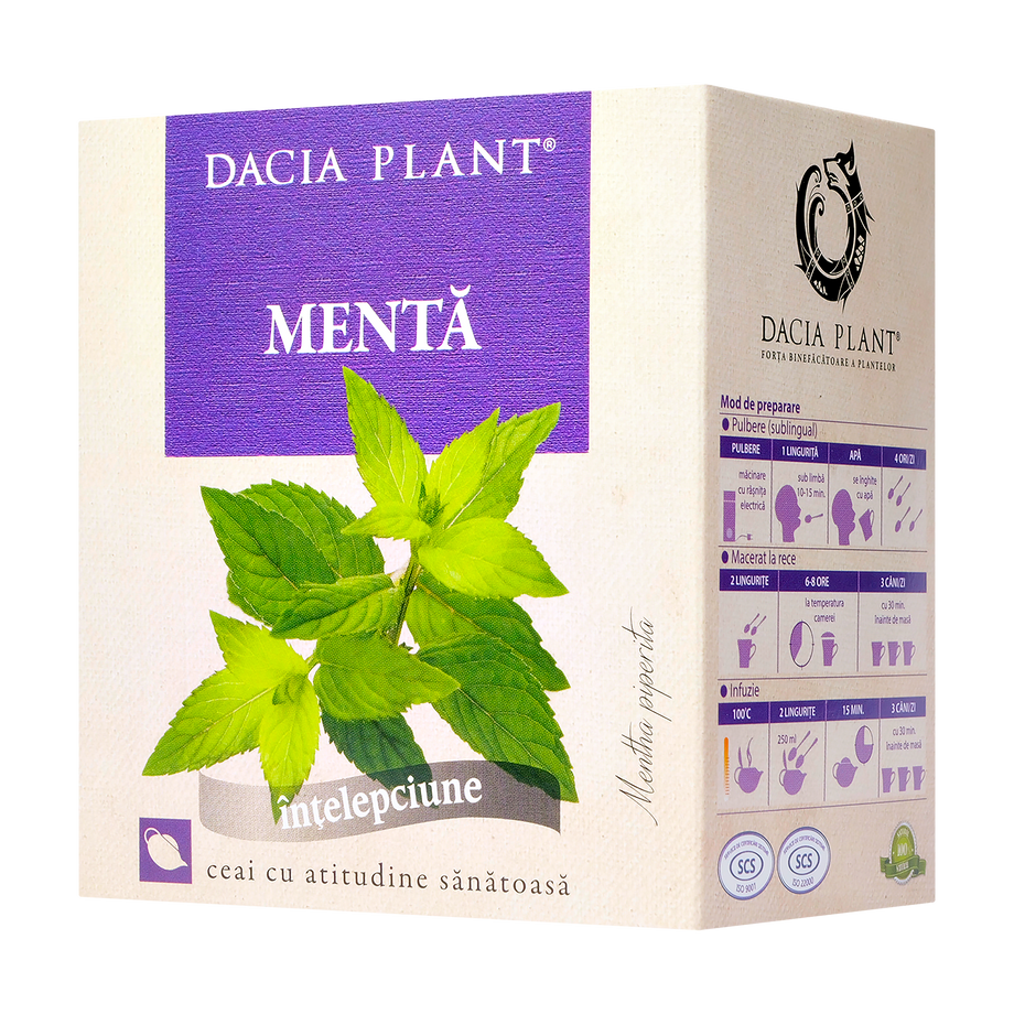 Ceai menta 50 g Dacia Plant