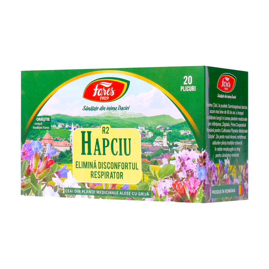 Ceai hapciu elimina disconfortul respirator R2 20 plicuri