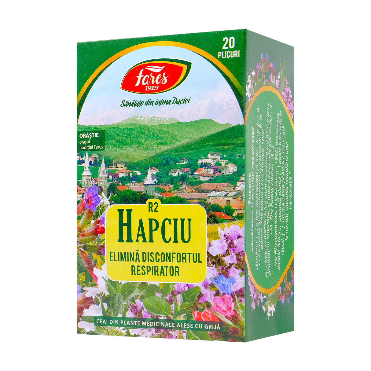 Ceai hapciu elimina disconfortul respirator R2 20 plicuri