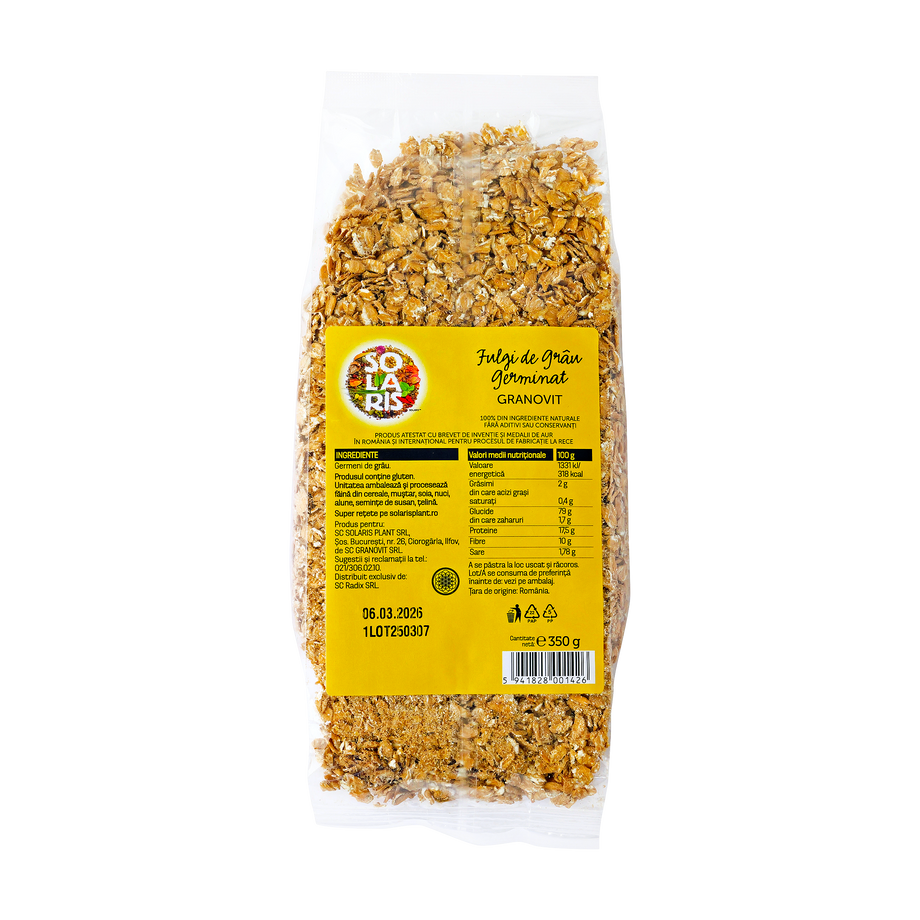 Fulgi de grau germinat Granovit 350 g