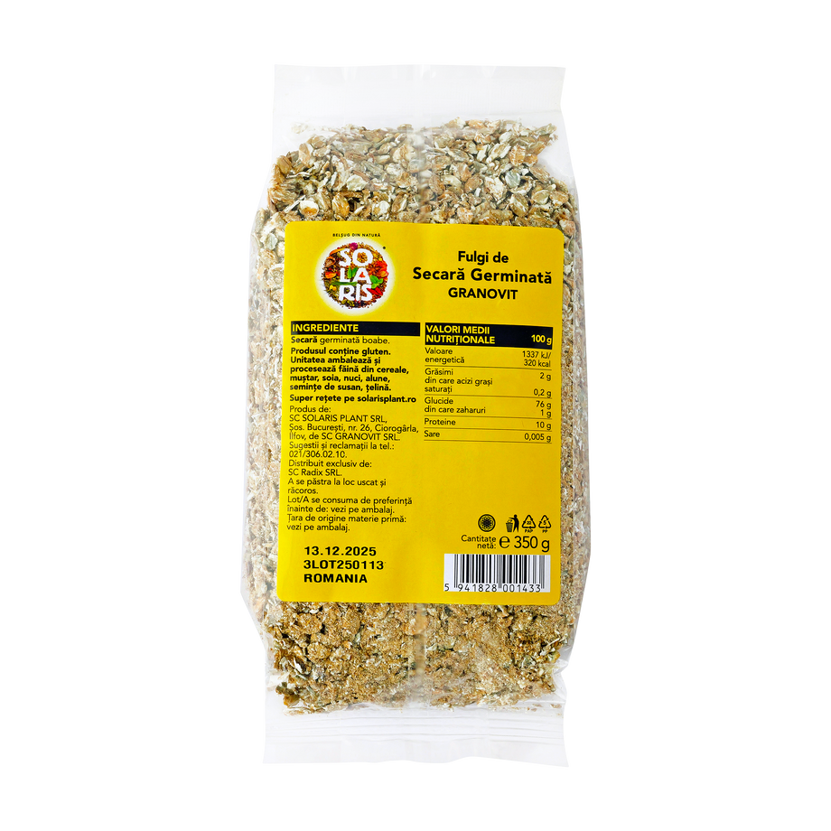 Fulgi de secara germinata Granovit 350 g