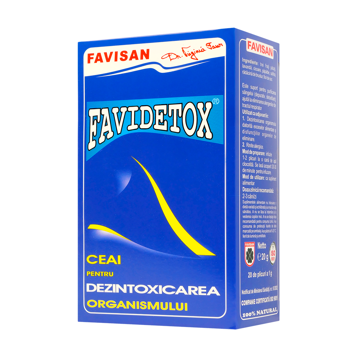 Ceai favidetox 20 plicuri