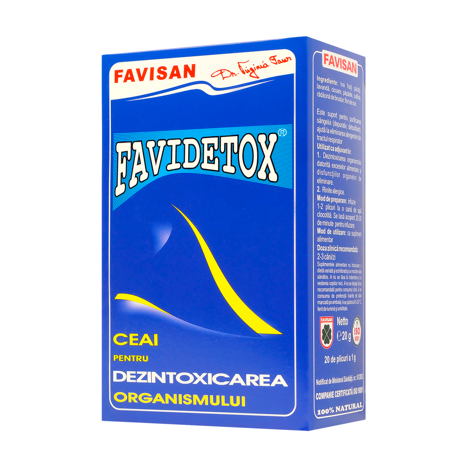 Ceai favidetox 20 plicuri