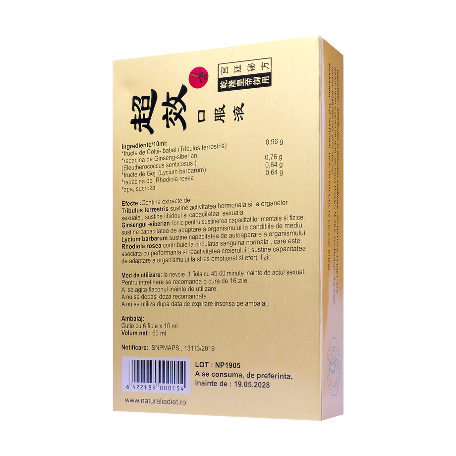 Natural potent 6 fiole