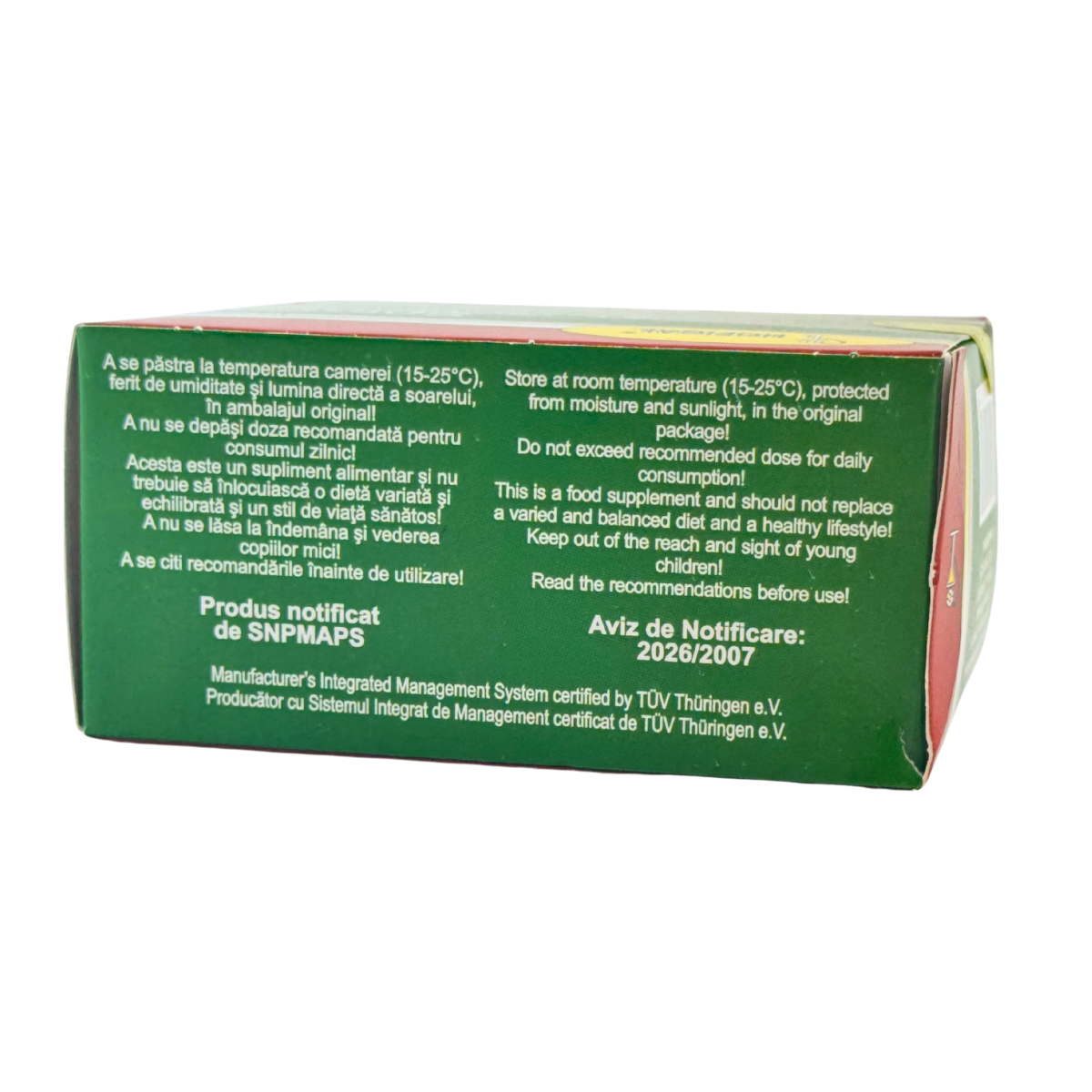 Spirulina cu extract total de catina 40 comprimate