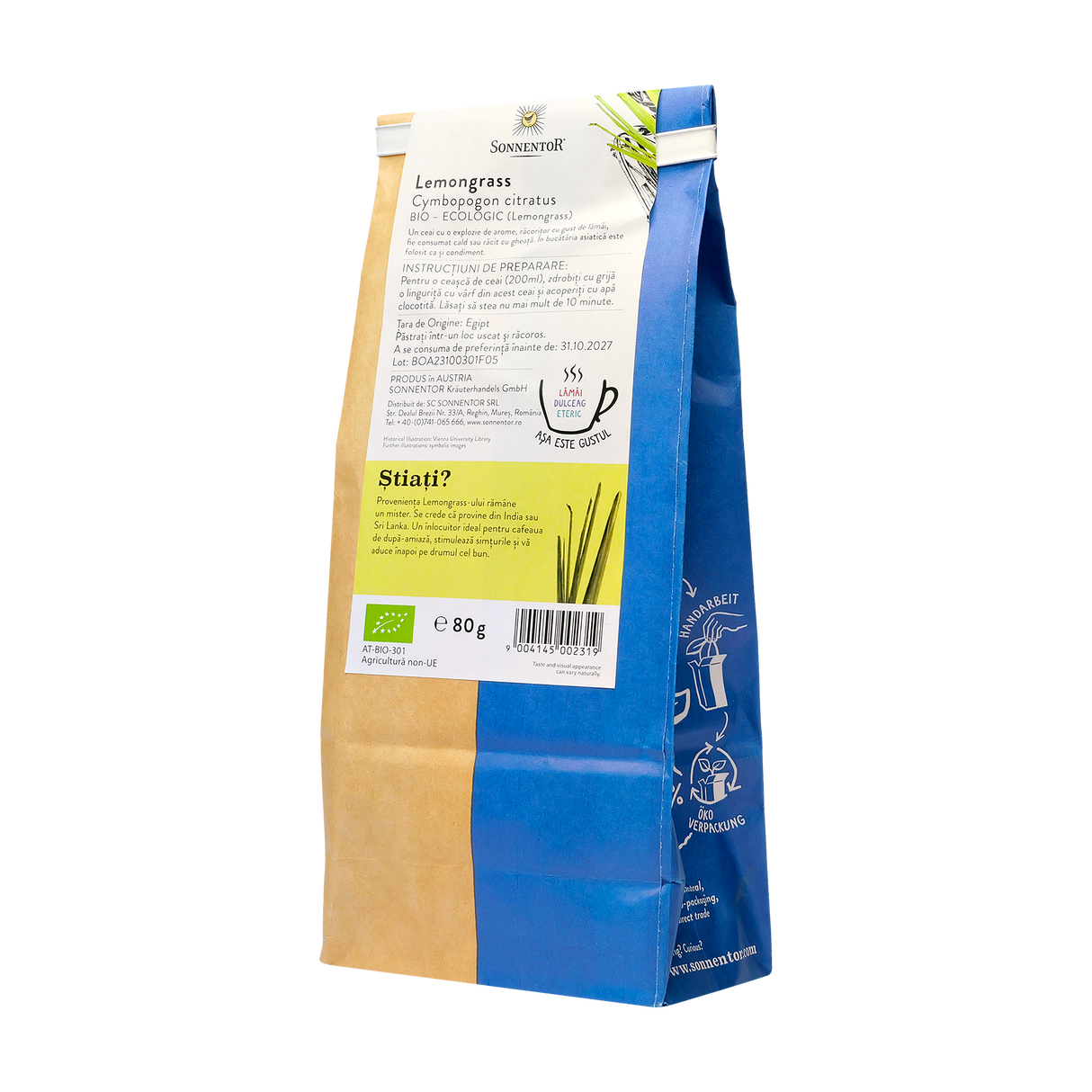Ceai lemongrass 80 g