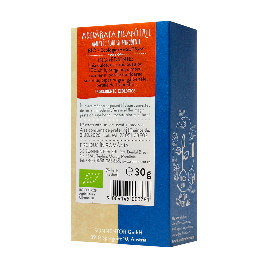 Adevarata picanterie -amestec de flori si mirodenii 30 g