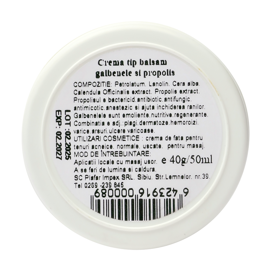 Unguent de galbenele si propolis 40 g