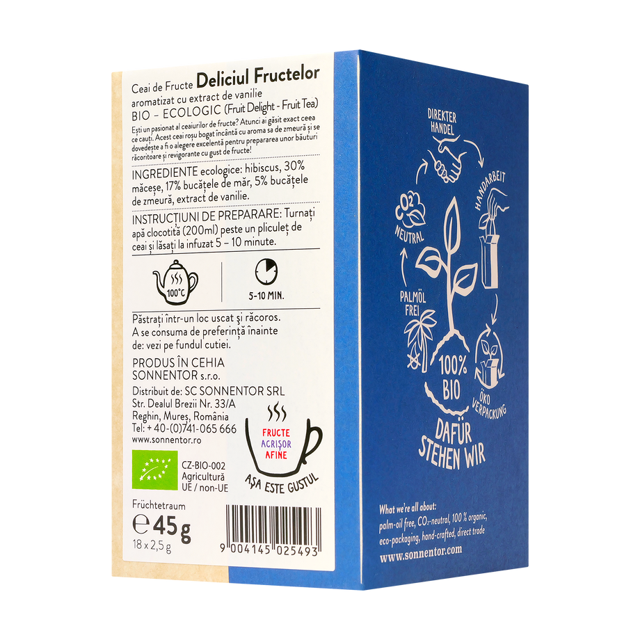 Ceai Fructe Deliciul Fructelor 18 plicuri