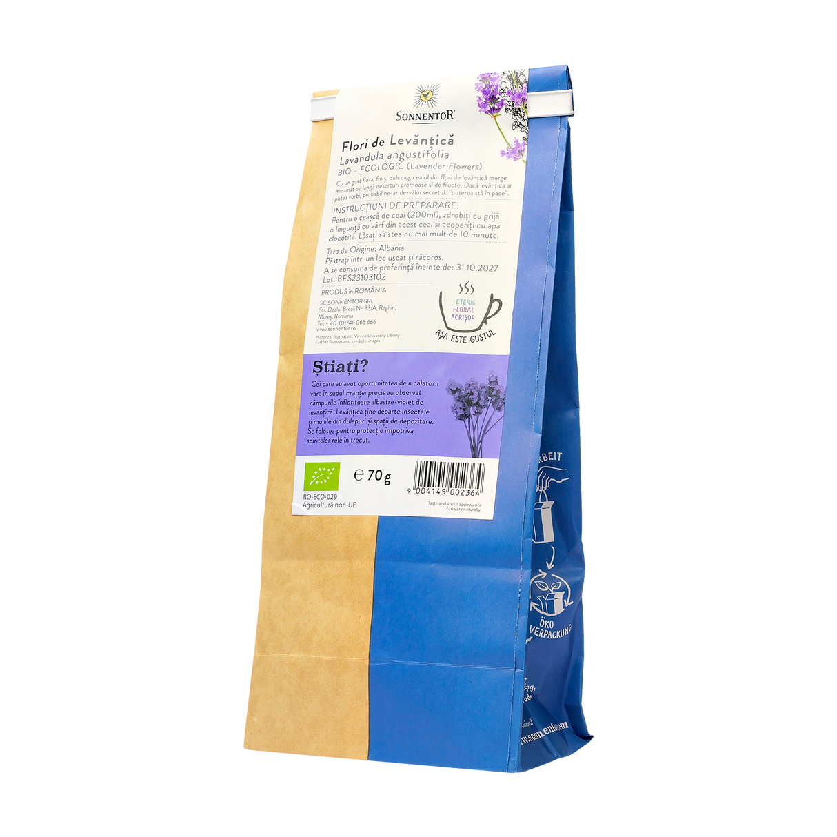 Ceai flori de levantica 70 g