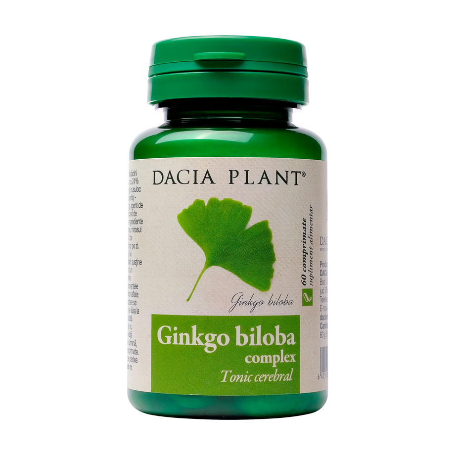 Ginkgo biloba 100mg 60 comprimate