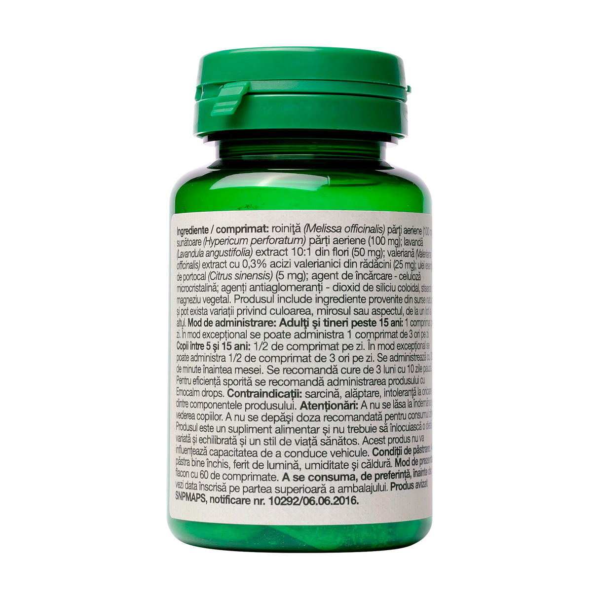 Emocalm cu valeriana 60 comprimate