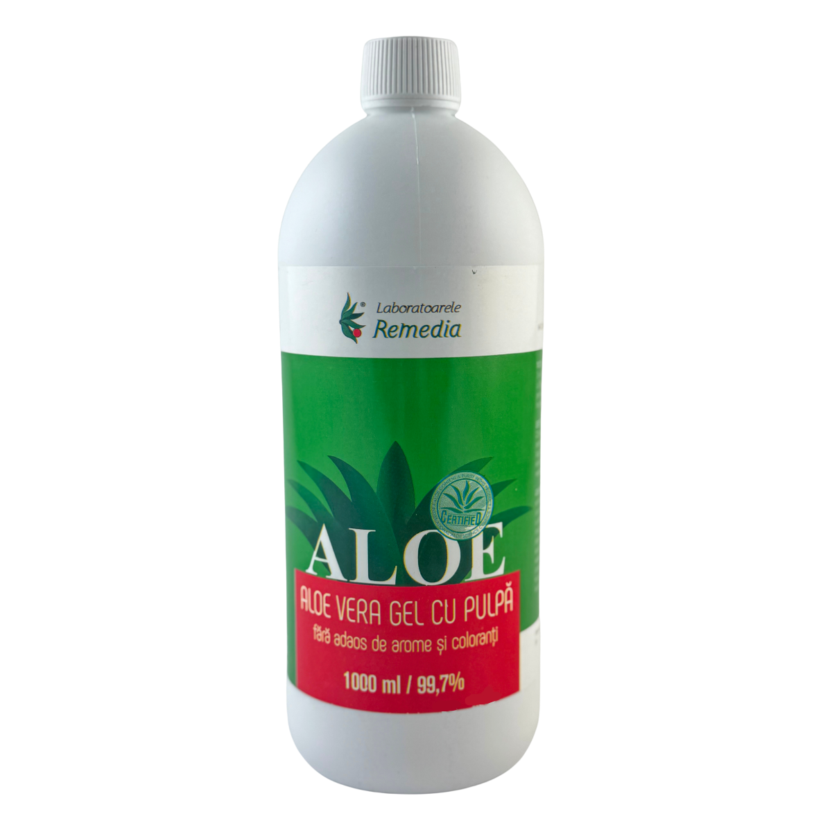Gel aloe vera cu pulpa 1000 ml
