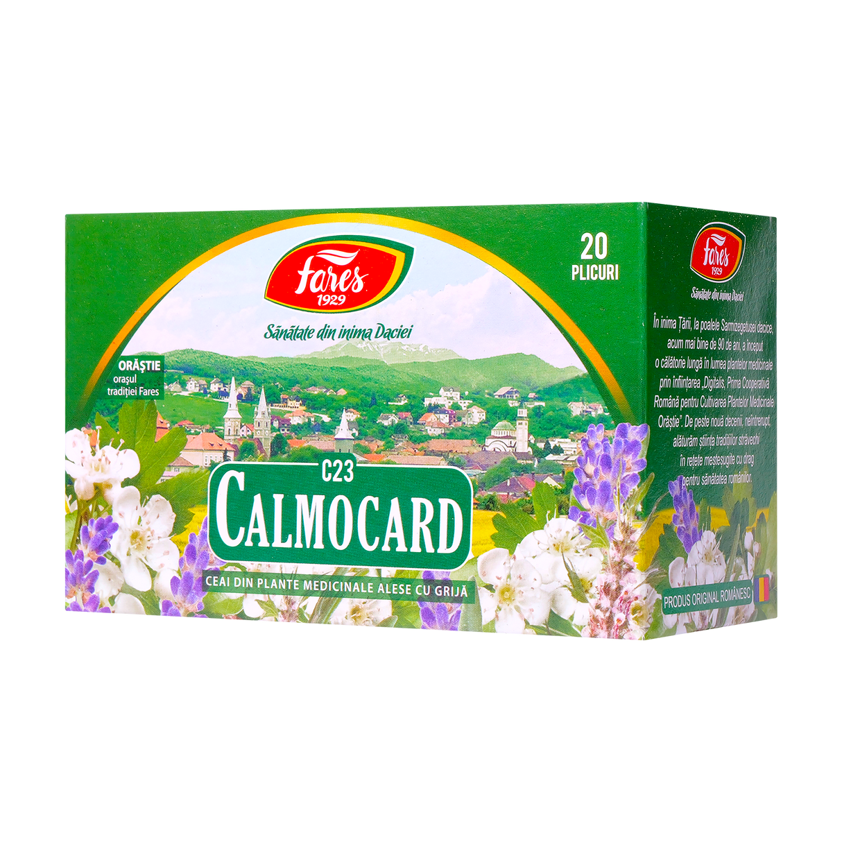 Ceai calmocard calmant cardiac 20 plicuri
