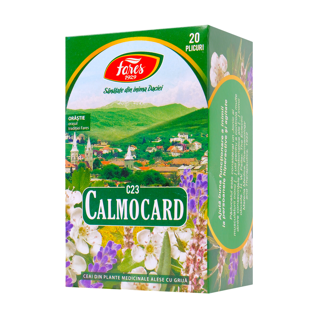Ceai calmocard calmant cardiac 20 plicuri