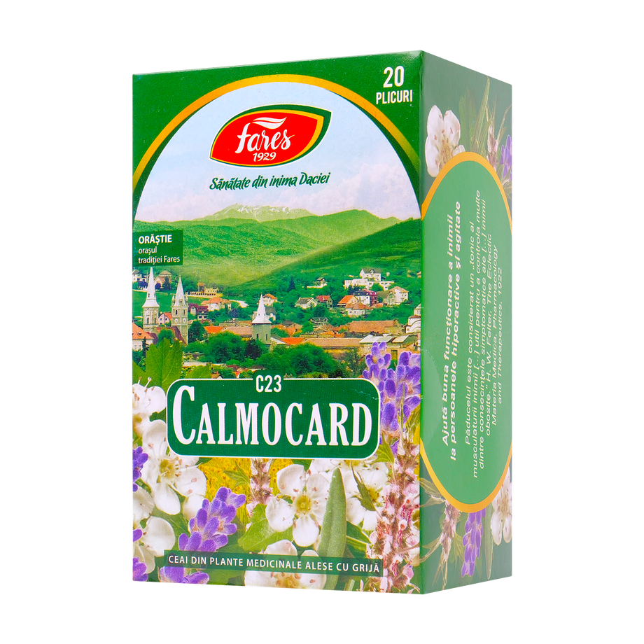 Ceai calmocard calmant cardiac 20 plicuri