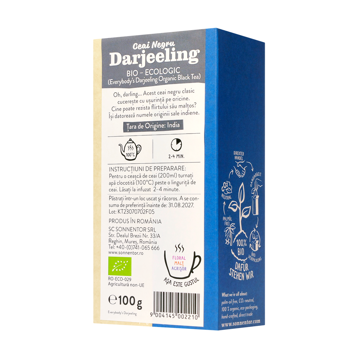 Ceai negru darjeeling 100 g