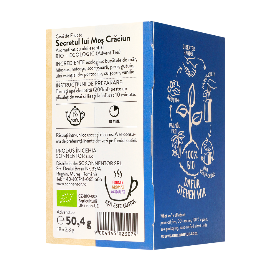 Ceai fructe secretul lui mos craciun 18 plicuri