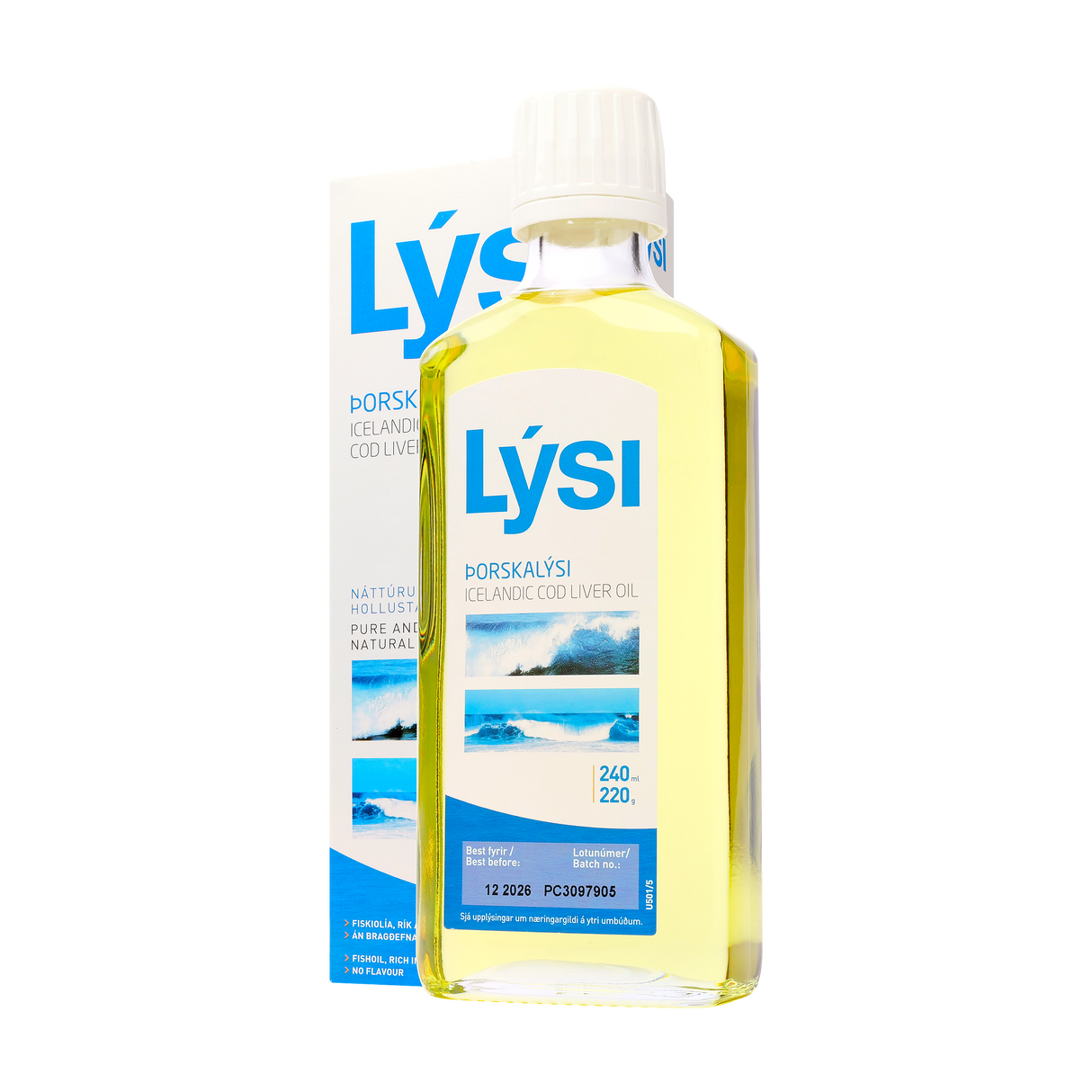 Ulei ficat de cod natural 240 ml
