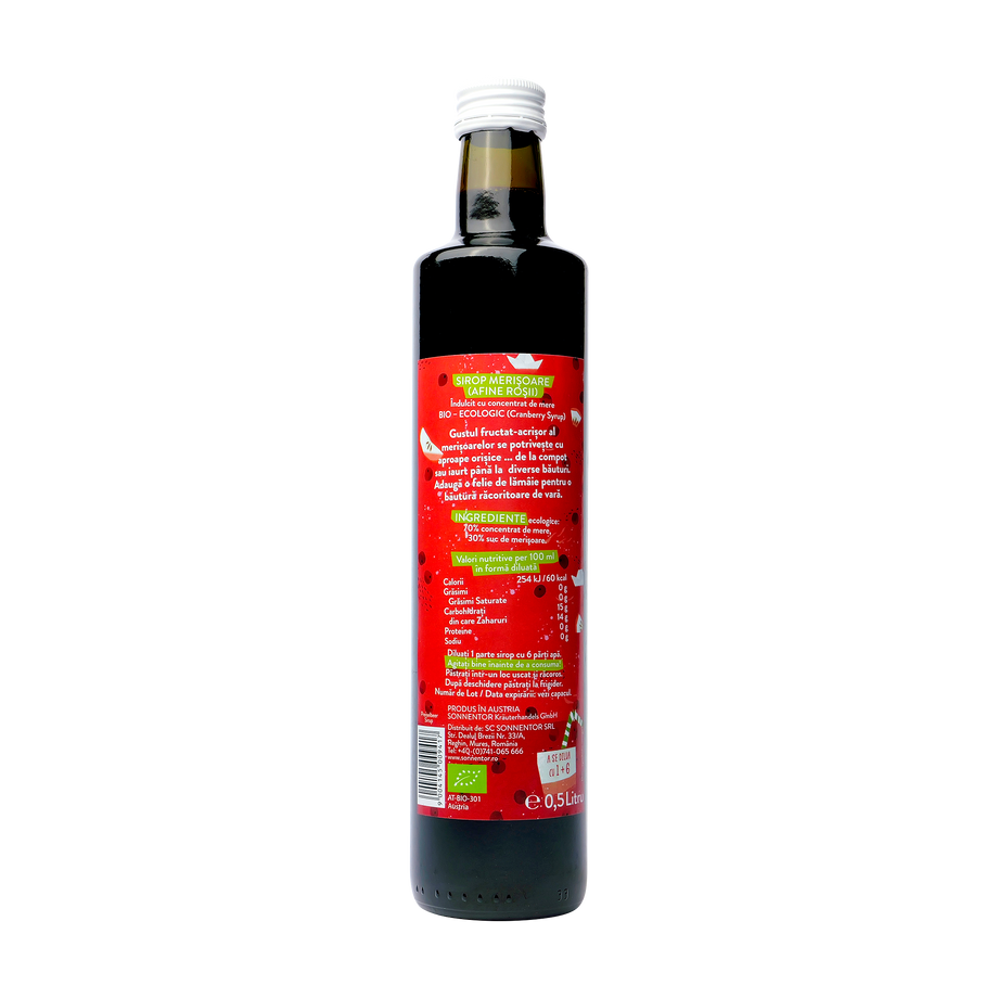 Sirop merisor fara zahar (sticla) 500 ml